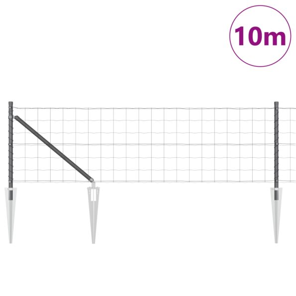 3350659_3.jpg vidaXL Euro oplôtok s 7 hrotmi 0.6x10 m pozinkovaná oceľ sivá – Obrázok 3