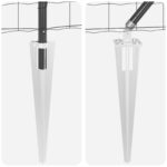 vidaXL Euro Plot Sada 2 Sivá Pozinkovaná oceľ 10 m dlhý Trvácny – Obrázok 8