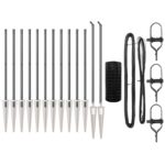 vidaXL Euro plot s 13 špičkami 0.6x25 m pozinkovaná oceľ sivá – Obrázok 4