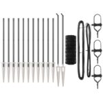 vidaXL Euro plot s 13 hrotmi 0,6x25 m pozinkovaná oceľ sivá – Obrázok 4