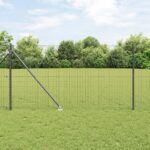 vidaXL Euro plot s 13 hrotmi 1.2x25 m pozinkovaná oceľ sivá