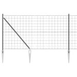vidaXL Euro Plot s 13 hrotmi 1.2x25 m pozinkovaná oceľ šedá – Obrázok 2
