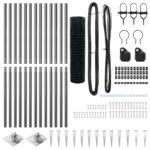 vidaXL Euro Plot s 13 hrotmi 1.2x25 m pozinkovaná oceľ šedá – Obrázok 5