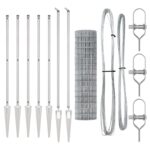 vidaXL Euro plot so 7 špičkovými stĺpikmi 1.2x10 m pozinkovaná oceľ – Obrázok 4