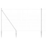 vidaXL Euro plot s 7 hrotmi 1.6x10 m pozinkovaná oceľ – Obrázok 2