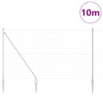 vidaXL Euro plot s 7 hrotmi 1.6x10 m pozinkovaná oceľ – Obrázok 3