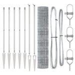 vidaXL Euro plot s 7 hrotmi 1.6x10 m pozinkovaná oceľ – Obrázok 4