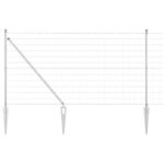 vidaXL Euro plot s 7 hrotmi 1.2x10 m Pozinkovaná oceľ – Obrázok 2