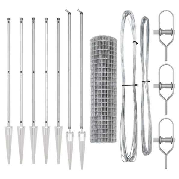 vidaXL Euro plot s 7 hrotmi 1.2x10 m Pozinkovaná oceľ – Obrázok 4