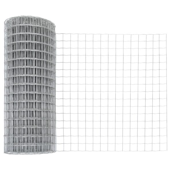 3350758_7.jpg vidaXL Euro plot s 13 hrotmi 0.8x25 m Pozinkovaná oceľ – Obrázok 7