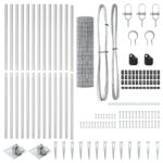 vidaXL Euro plot s 13 hrotmi 1.2x25 m Pozinkovaná oceľ – Obrázok 5