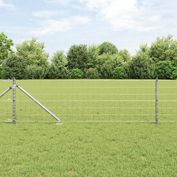 3350770_4.jpg vidaXL Euro plot s 13 hrotmi 0.8x25 m pozinkovaná oceľ – Obrázok 4