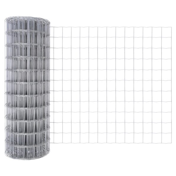 vidaXL Euro Plot s 7 Hrotovými Stĺpikmi 0.6x10 m Pozinkovaná Oceľ – Obrázok 7