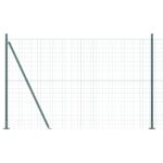 vidaXL Euro plot s 7 fláhnými stĺpikmi 1.4x10 m pozinkovaná oceľ – Obrázok 2