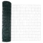 vidaXL Euro plot s 7 prírubovými stĺpikmi 0.8x10 m pozinkovaná oceľ – Obrázok 6