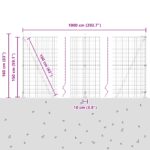 vidaXL Euro plot so 7 okrajovými stĺpikmi 1.5x10 m pozinkovaná oceľ – Obrázok 13