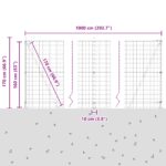 vidaXL Euro plot s 7 pružinovými stĺpmi 1.6x10 m z pozinkovanej ocele – Obrázok 13