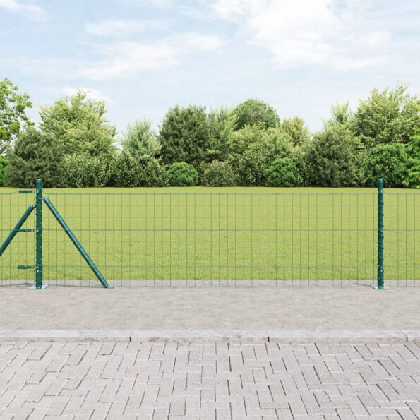 3350846_1.jpg vidaXL Euro Plot s 13 príchytkami 0.4x25 m pozinkovaná oceľ – Obrázok 1