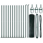 vidaXL Euro oplotenie Sada 2 Zelená Oceľ s práškovou povrchovou úpravou – Obrázok 4