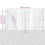 vidaXL Euro Plot Sada 2 Zelená Kov, Plastová Povrchová Úprava 10 x 1,2 m – Obrázok 13