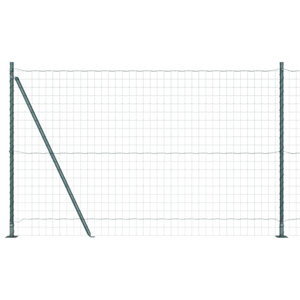 3350883_2.jpg vidaXL Euro Oplotenie s 7 Dláždenými Stĺpikmi 1.6x10 m Galvanizovaná Oceľ – Obrázok 2