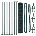 vidaXL Euro Oplotenie s 7 Dláždenými Stĺpikmi 1.6x10 m Galvanizovaná Oceľ – Obrázok 4