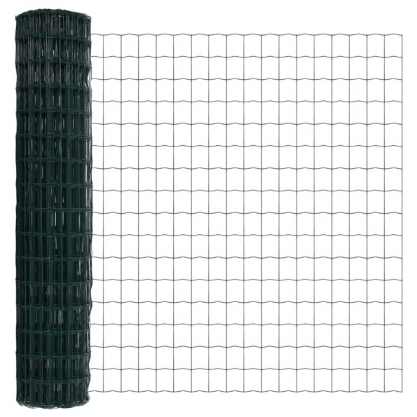 3350883_6.jpg vidaXL Euro Oplotenie s 7 Dláždenými Stĺpikmi 1.6x10 m Galvanizovaná Oceľ – Obrázok 6