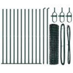 vidaXL Euro plot Sada 2 Zelená Oceľ s práškovou úpravou 25 x 1,0 m – Obrázok 4