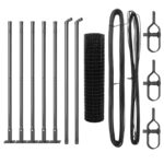 vidaXL Euro plot s 7 plotovými stĺpmi 0.4x10 m pozinkovaná oceľ – Obrázok 4
