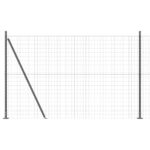 vidaXL Euro plot s 7 flámbovanými stĺpmi 1.5x10 m z pozinkovanej ocele – Obrázok 2