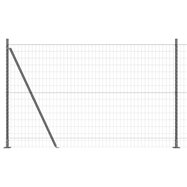 3350912_2.jpg vidaXL Euro Oplotenie s 7 prípojnými stĺpmi 1.4x10 m Galvanizovaná oceľ – Obrázok 2