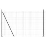 vidaXL Euro plot s 7 príchytnými stĺpikmi 1.6x10 m pozinkovaná oceľ – Obrázok 2