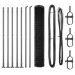 vidaXL Euro plot s 7 príchytnými stĺpikmi 1.6x10 m pozinkovaná oceľ – Obrázok 4