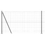vidaXL Euro plot s 7 vymeniteľnými stĺpikmi 1.2x10 m pozinkovaná oceľ – Obrázok 2