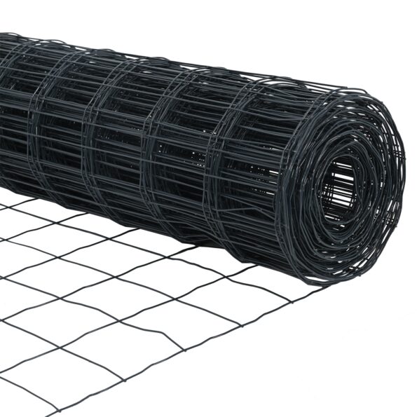 3350949_10.jpg vidaXL Euro plot s 13 flanžovanými stĺpmi 1x25 m pozinkovanej ocele – Obrázok 10