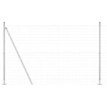 vidaXL Euro plot s 7 flitrovým stĺpom 1.6x10 m pozinkovaná oceľ – Obrázok 2