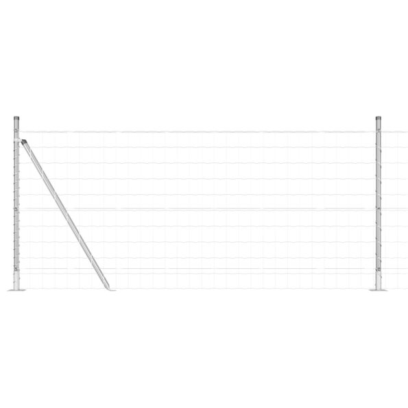 3351007_2.jpg vidaXL Euro plot s 7 zarážkami 0.8x10 m z pozinkovanej ocele – Obrázok 2