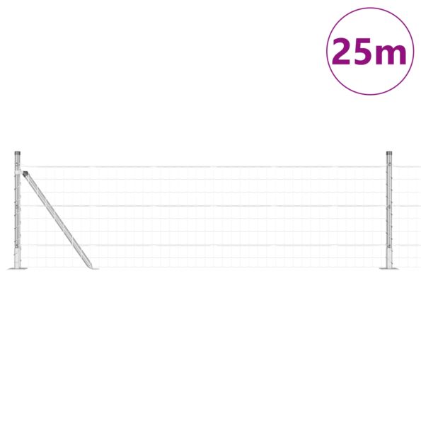 3351044_3.jpg vidaXL Euro plot s 13 obrúbkami 0.4x50 m z pozinkovanej ocele – Obrázok 3