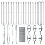 vidaXL Euro plot s 13 flitrami 0.6x50 m pozinkovaná oceľ – Obrázok 4