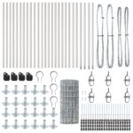 vidaXL Euro plot s 13 flitrami 0.6x50 m pozinkovaná oceľ – Obrázok 5