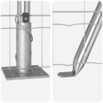 vidaXL Euro plot s 13 rozšírenými stĺpmi 0.4x25 m z pozinkovanej ocele – Obrázok 8