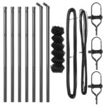 vidaXL Plot z reťazovej siete s 7 stĺpmi 0.4x10 m Galvanizovaná oceľ Sivá – Obrázok 4