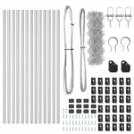 vidaXL Reťazový plot s 13 stĺpmi 0.6x25 m Pozinkovaná oceľ – Obrázok 5