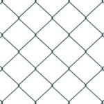 vidaXL Chain Link Fence so 7 špicatými stĺpmi 0.4x10 m pozinkovaná oceľ – Obrázok 9