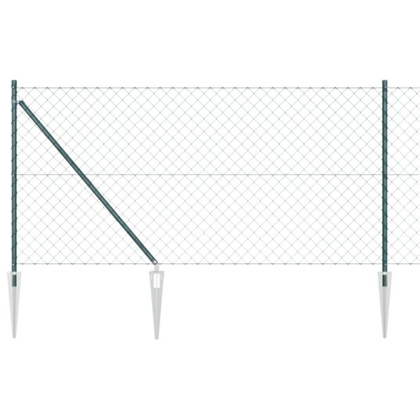 3351165_2.jpg vidaXL Retiazkové oplotenie s 13 kolíkmi 1x25 m pozinkovaná oceľ – Obrázok 2