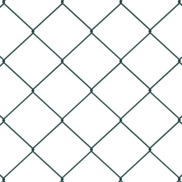 vidaXL Retiazkové oplotenie s 13 kovanými stĺpikmi 1.6x25 m Galvanizovaná oceľ – Obrázok 9