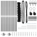 vidaXL Reťazový plot s 13 upevňovacími stĺpikmi 1,4x25 m pozinkovanej ocele – Obrázok 5