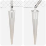 vidaXL Pletivový plot so 7 špicatými stĺpmi 1.6x10 m Pozinkovaná oceľ – Obrázok 5