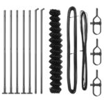 vidaXL Plot z reťazovej siete s 7 flitrovými stĺpmi 1,5x10 m pozinkovaná oceľ – Obrázok 4