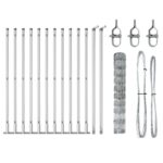 vidaXL poľný plot 1x25 m pozinkovaná oceľ – Obrázok 4